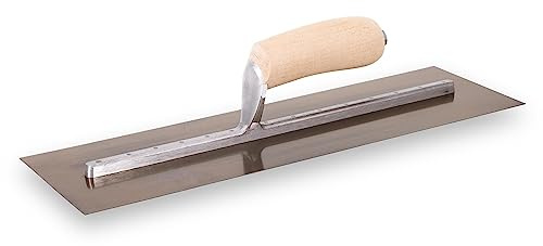 MARSHALLTOWN Curry Style Trowel, 16x5 Inches, Ideal for Plastering and EIFS, Made in the USA, 104CST
