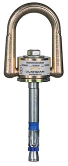 Guardian ‎10010 10K Swivel Anchor | 5/8 Inch by 6 Inch Expansion Anchor | Full Size D-Ring | Zinc-Plated Stainless Steel