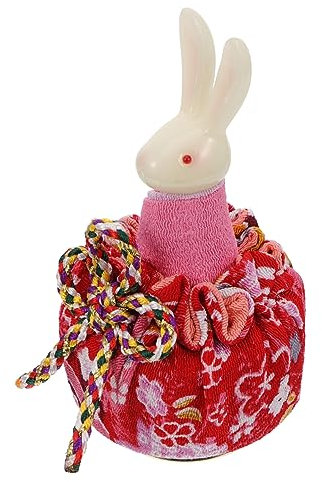 ABOOFAN 1stk Kimono Spieluhr Vintage- Osterdeko Musikalischer Strudelkasten Tischdekoration Japanische Kimonos Für Frauen Vintage-schmuck Harz Kind Karussell Japanischer Stil Rot