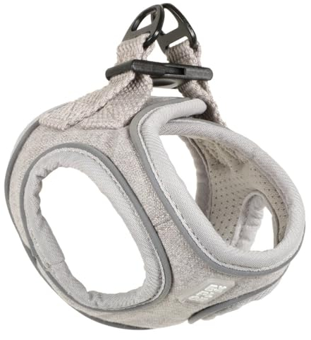 Duvo+ Kleiner Hund Geschirr Grau XXXS - 26-30cm