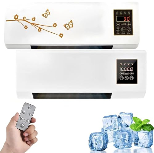Portable Split Air Conditioner, Fast Cooling/Heating 2-in-1, Quiet Operation, Ductless Wall-Mount Design for Room