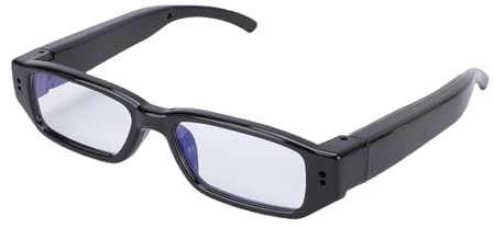 Annadue Occhiali per Fotocamera, Occhiali per Registrazione Video HD 1080P con Anti-vibrazione Intelligente e Obiettivo Grandangolare, per Ciclismo e Sport All'aria Aperta