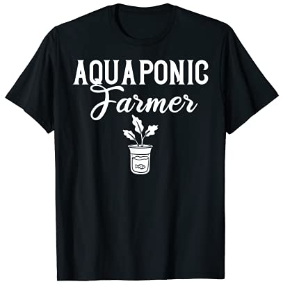 Aquaponic Fish Tank System Farmer Gardening T-Shirt