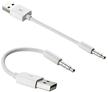 Mr Gadget's Solutions USB-laddare dataadapter kabelsladd för iPod Shuffle 3G 2:a 3:e 4:e 5:e 6:e generationen