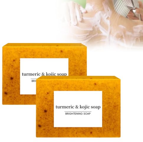 2pcs Saponetta Solida Sapone Solido, Gel Doccia Solido Esfoliante e Idratante, Saponi Naturali Puri, Sapone Idratante ed Emolliente, Sapone Solido Corpo e Viso Realizzato con Ingredienti Naturali