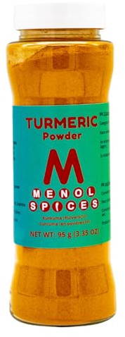 Menol Spices Kurkuma gemahlen 95g im Streuer - Gourmetqualität