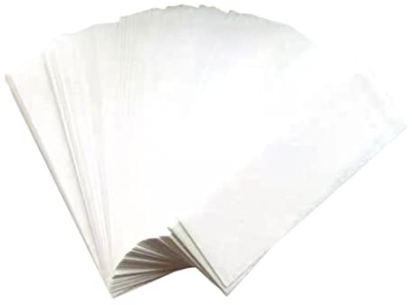 100 Stück Saugfähiges Papier für Lederpolster, Musikinstrument Reinigung | Weißes Papier, Einweg für Probe und Auftritt, Querflöte Zubehör, Pflege für Pads