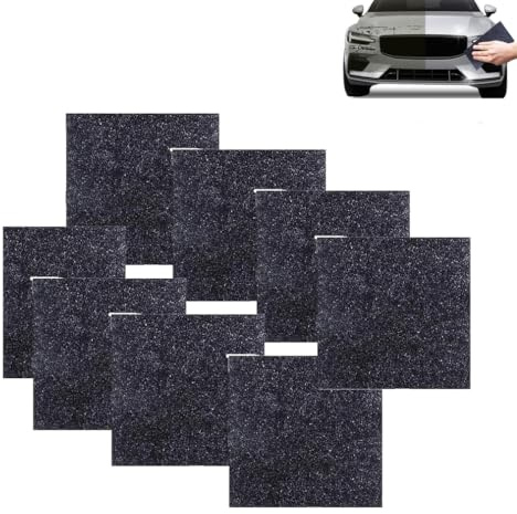 10PCS Nanoklean Magic Cloth, Nanoklean Cloth, Thickened Magic Cleaning Cloth, Magic Cleaning Cloth, Glass Cleaning Cloths, Nano Cloth Car Scratch Remover, Multipurpose Scratch Repair Cloth (10*10CM)