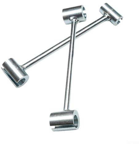 Hinge Adjustment Tool, Door Hinge Repair Spanner,Long Handle Hinge Bender Wrench 8-19mm Door Hinge Adjustment for External Use On Gate Doors(8-19mm)