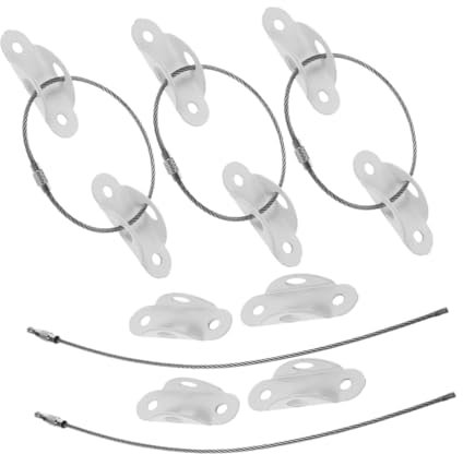 ifundom Kommodenanker Zur Babysicherung Möbelanker-set 5 Sets Wandgurte Weiße Breite Gurte Schrauben Einfach Zu Installieren