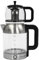 Bollitore da tè 2 in 1 in vetro per caffè e tè, 1800 W, doppio bollitore elettrico, teiera turca tradizionale per uffici, appartamenti