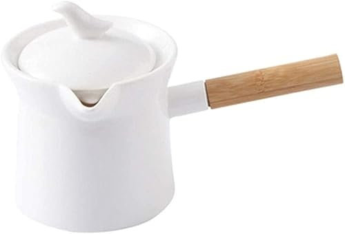 WZYYCV Gravy Bowl Gravy Boats Household Mini Milk Jugs And Flower Teapots, Large-capacity Coffee Brewing Jars Saucer Stand Dripless Lip Spout