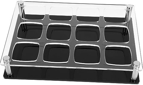 Didiseaon Soporte De Vasos De Transparente Para Whisky Organizador Para Bares y Fiestas Para Eventos y Entretenimiento Casa