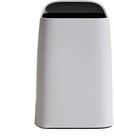 cubo de basura Cesto de basura de plástico moderno, bote de basura con parte superior abierta de 10/18 litros, bote de basura sin contacto con contenedor interior extraíble y asa for oficina en casa c