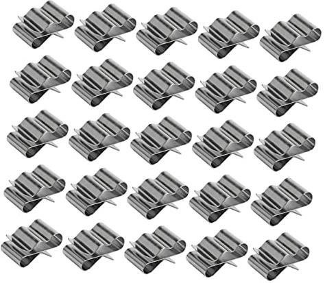 iplusmile 50stücke Kabelhalter Selbstklebend Edelstahl Kabelschellen Kabelclips Für Photovoltaik Anhänger Haus Büro Kabelklemmen Mit Haken Für Effizientes Arbeiten