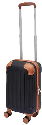 Boleedy Valigia da Viaggio Cabina 16″(40 x 25 x 20cm) Rigida ABS con Ruote Rimovibili,Trolley Bagaglio a Mano Underseat per Ryanair,Easyjet o Vueling