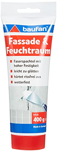 Baufan Fassaden und Feuchtraumspachtel, faserverstärkt, 400 g