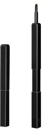 Exquisiter professioneller Lippenpinsel-Applikatoren, einziehbarer Lippenstift-Pinsel, Lippenstift-Glanz-Make-up-Pinsel, Werkzeug für Frauen und Mädchen (schwarz)