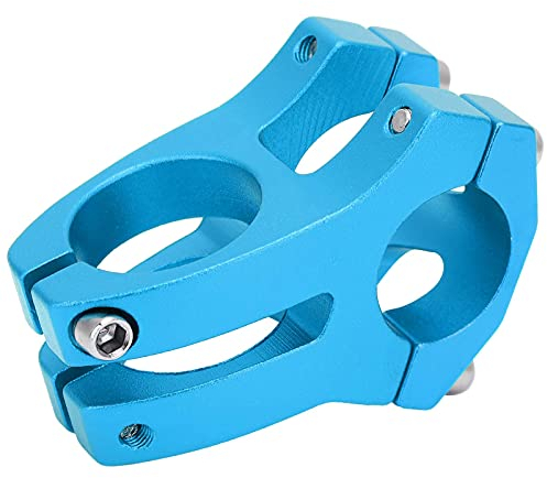 Bike Short Lenker Vorbau Riser, 25,4x35MM Aluminiumlegierung Fahrrad Hohlschaft Fit für BMX DH Rennräder Mountainbikes(Blau) Fahrrad Ersatzteile