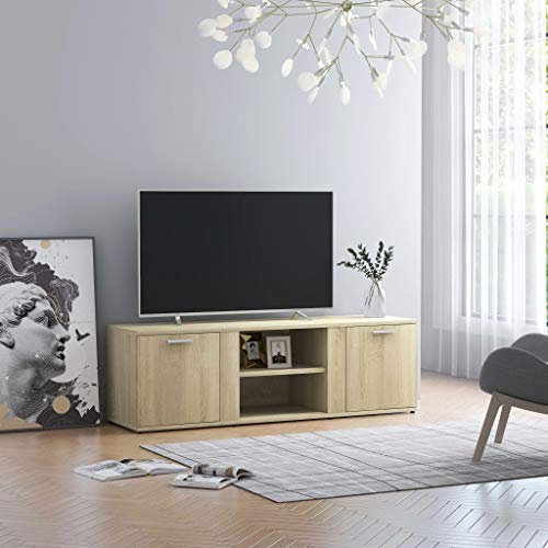 RAUGAJ Home & Garden TV-Schrank, Sonoma-Eiche, 120 x 34 x 37 cm, Holzwerkstoff