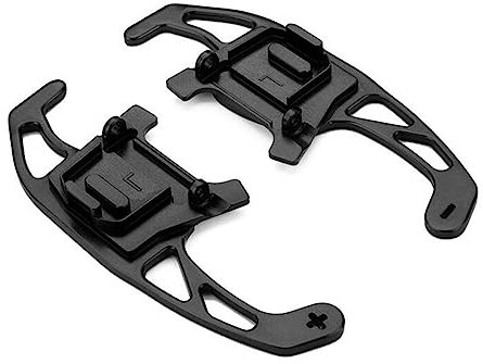 1 Paar Auto-Lenkrad-Schaltwippen DSG Schalthebel-Paddelverlängerung für VW Golf MK7 GTI R GTD GTE 7 2014–2016 2017 2018 2019 (Farbe: schwarz)