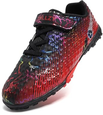 YHLLZY Kids Boys Football Boots Astro Turf Trainers Girls Soccer Athletics Training Shoes Teenager Outdoor Sport Shoes Sneakers for Unisex Kids