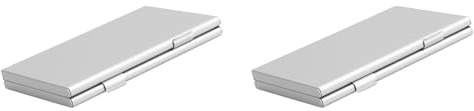 Qupdjxukis 2X Estuche Porta Tarjetas SD y TF de AleacióN de Aluminio, Doble Capa de Gran Capacidad con Ranuras EVA para 6 Tarjetas SD y 12 Tarjetas TF