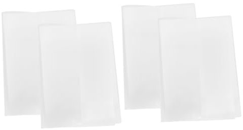 DIYEAH 2 Sätze A5 Transparente Schutzhülle Papier Film Anzeige Beschützer Frischhaltefolie Einwickeln Einseitig Blackout Wasserdicht Doppelt Klare Schutzfolie Buchcover Pvc 2 Stück * 2