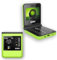 SAIET Be Flip Telefono 4G Compatto e Funzionale, Dual SIM con Doppio Display a Colori e Fotocamera, Flip Phone Dotato di Bluetooth, Sveglia e Torcia, con Audio e Video player Integrato - Verde Lime