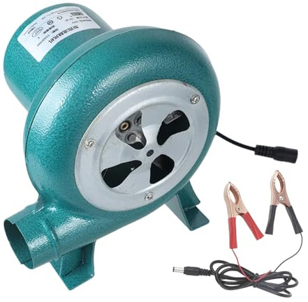 Ventilador de barbacoa de 30 W, 40 W, 60 W, 80 W, soplador con conducto de hierro, portátil, manual para camping, pícnics al aire libre, ventilador de parrilla