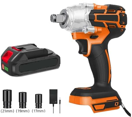 ZGJIAJU Trapano Avvitatore Elettrico A Batteria 3 In 1 Con Motore Brushless Velocità Variabile Massima 4000 Giri/min Coppia Elevata(1x2000mAh battery)