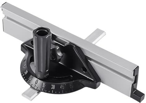 Règle de sciage de table avec butées réglables à 60 degrés pour le travail du bois, accessoires de sciage de table