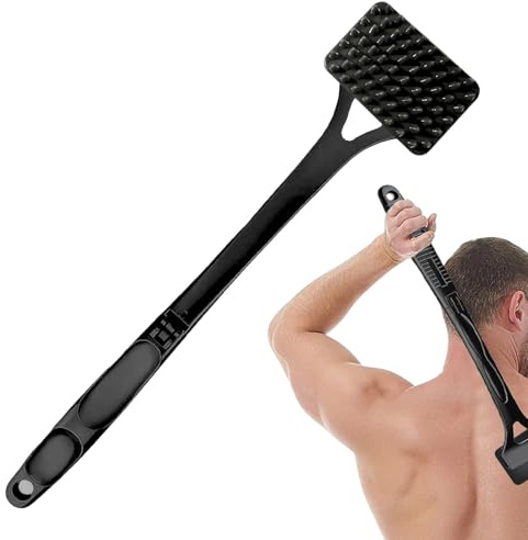 Gratte-dos, long masseur ergonomique, gratte-cuir chevelu, outils de massage pour les personnes âgées, les femmes enceintes, la colonne vertébrale, la maison, le coucher, la douche, le quotidien, les