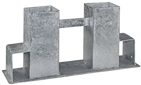 Estexo 2/4x Brennholzstapelhilfe Feuerverzinkt, Brennholz, Stapelhilfe, Regal, Kaminholz, Kaminholzablage, Holzstapelhalter (2)
