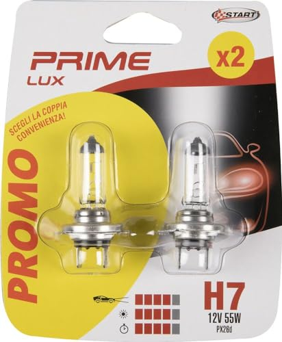 Start Coppia di lampadine auto alogene H7 12V 55W PX26d