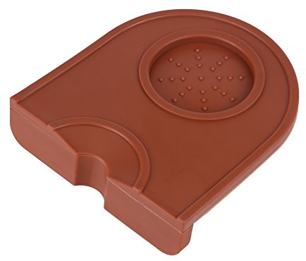 Coffee Tamper Mat Multifunctional Thickening Non-Slip Wear-Resistant Station Non-Slip Mat Holder Silicone Espresso Pad Reusable Packaging(Coffee)