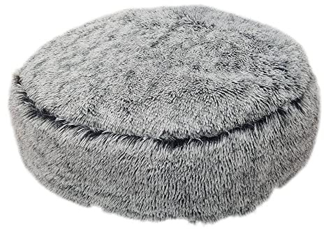Nobby 62821 Komfortkissen rund Classic ARES grau; D x H: Ø 90 x 20 cm