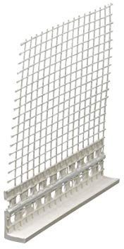 50 x Handelskönig PVC Abschlussprofil 10 mm je 200 cm = 100 m Putzabschluss Putz Abschluss Kantenprofil Fassade Dämmung