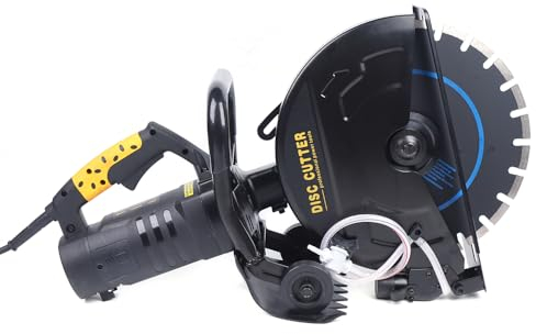 Mauernutfräse, 2800w Trennschleifer mit Elektrischer Leckageschutz, Slot Depth 10cm, Schlitzbreit Ø 350mm, Überlastschutz, Trennschneider