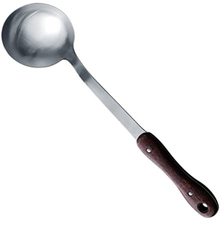 MOTHNUR Espátula y Cuchara De Madera Utensilios De Cocina Para Ollas De Acero Inoxidable Cuchara Para Sopa De Uso Doméstico Hogar