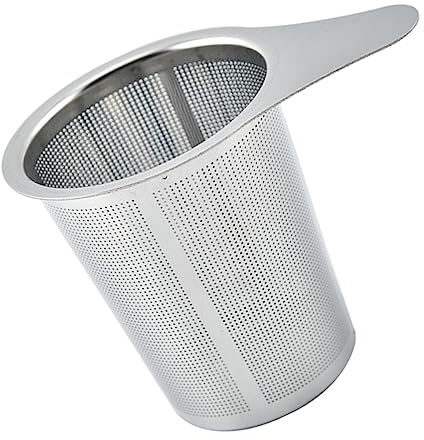 MUCKLILY Infusore Per Te in Acciaio 304 Manico Filtro Per Tè Cinese Scolapasta Per Tè Infusore Sfuso Colino in Acciaio 304