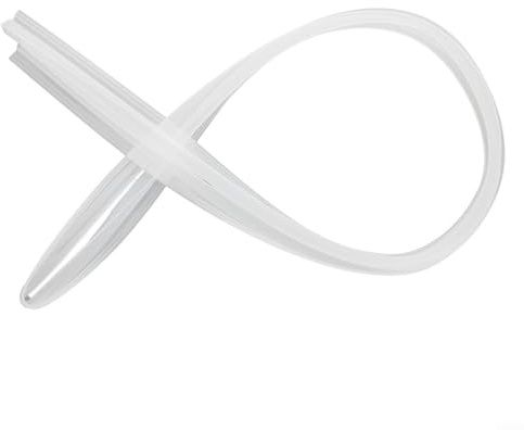 Striscia sigillante impermeabile in gomma siliconica per porta della doccia tipo H, 2 m, adatta per vetri da 10 mm e 12 mm (10 mm)