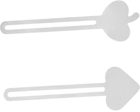 VILLCASE Distributeur de Dentifrice en Métal Inoxydable Presse-Tube Manuel 2 Pièces Cœur et Pomme Outil de Pressage pour Tubes de Dentifrice et Crèmes Cosmétiques Économie et Précision