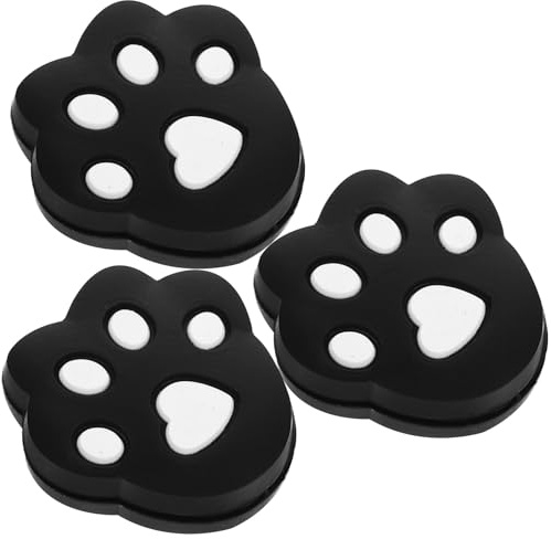 FOMIYES Ammortizzatori per Racchette Tennis 3 Pezzi Silicone Nero Smorzatori Vibrazioni per Allenamento e Partite Outdoor