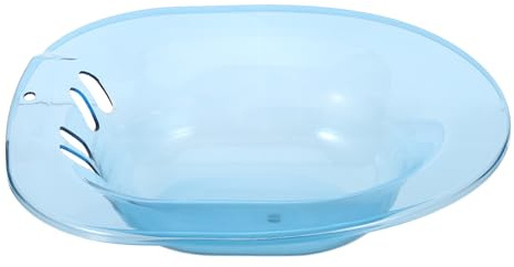 HOOWIFFY Sitzbadewanne für Schwangere und Senioren mit Ergonomischem Design Breitem Rand und Anti Überlauf Sitzbad zur Wochenbettpflege und Hämorrhoiden Linderung