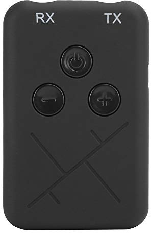 Jectse Adaptador de Bluetooth 2 en 1, Transmisor y Receptor Inalámbrico con Tecnología Bluetooth 5.0, Baja Latencia, Transmisión Dual, para Dispositivos de para el Hogar, TV, PC y