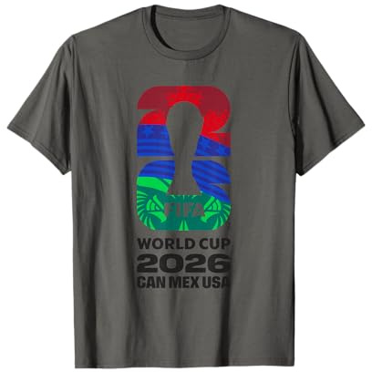 Banderas con Logo de la Copa Mundial de la FIFA 26 Camiseta