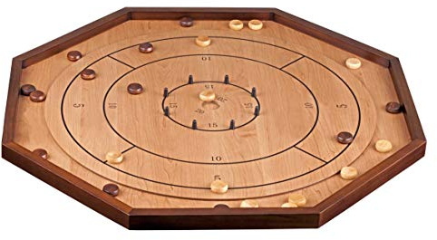 Philos 3311 - Crokinole, 69 x 69 cm, Strategiespiel, inklusive Spielsteine | Enthält 27 mm Scheiben und Regeln – Tischspiel für 2 Spieler