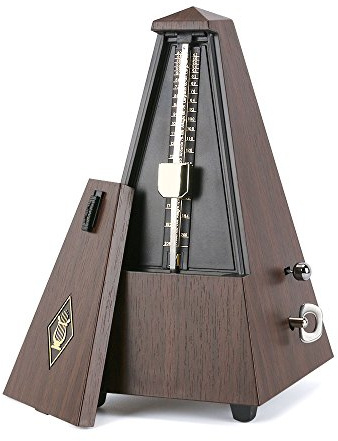 Professionell piano mekanisk metronom, plast brun