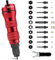 Beaspire Kit Adaptateur de Électrique Foret Écrou à Rivet, Kit Professionnel de Pince a Insert Fileté, 10 Mandrins Métriques SAE et 50 Écrous, Mallette de Transport Robuste